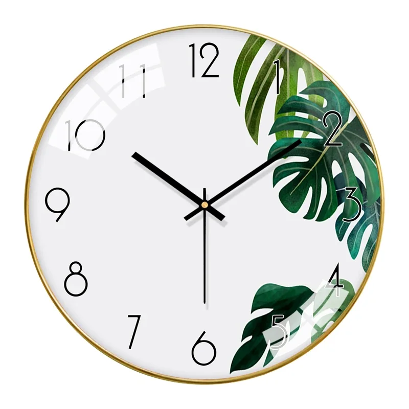 Modern Wall Clock Gold Nordic Watch Wall Living Room Bedroom Silent Clocks Wall Home Decor Creative Silent Watch Duvar Saati