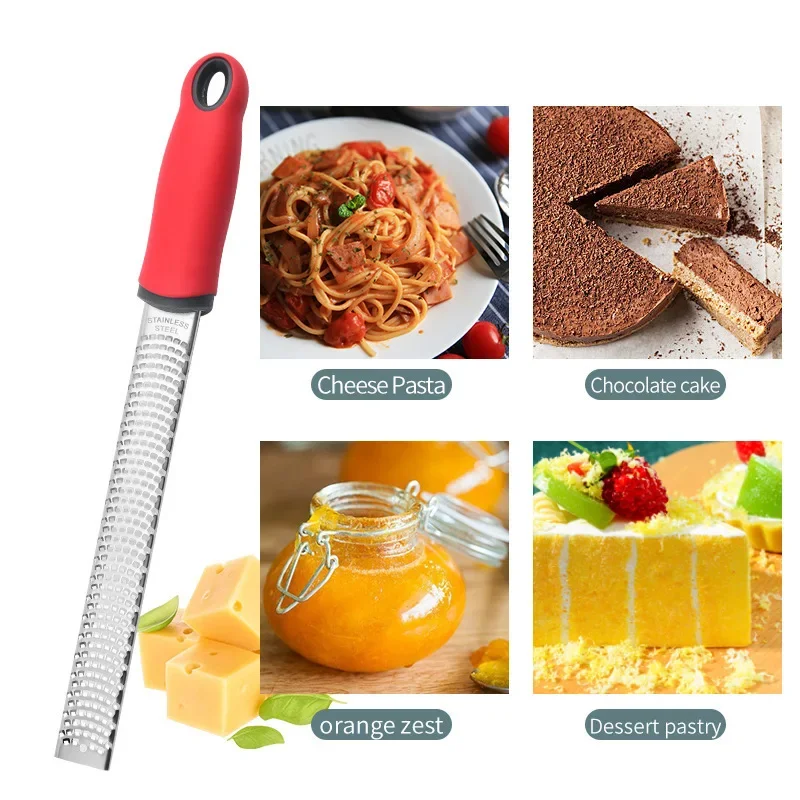 Grater for Kitchen 1pc Multipurpose Grater for Cheese Kitchen Gadgets with Protect Cover Vegetables Fruits Grater VIE LENTE image 4