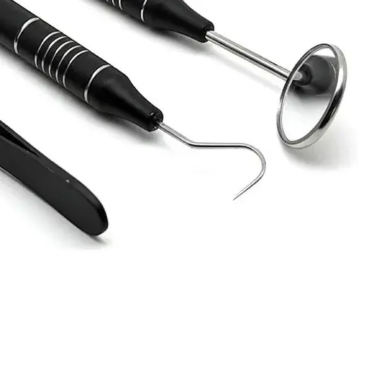 

Dental Mouth Mirror Tweezers Curve Probe Dentist Instrument Teeth Care Cleaning Whitening Dentist Tools