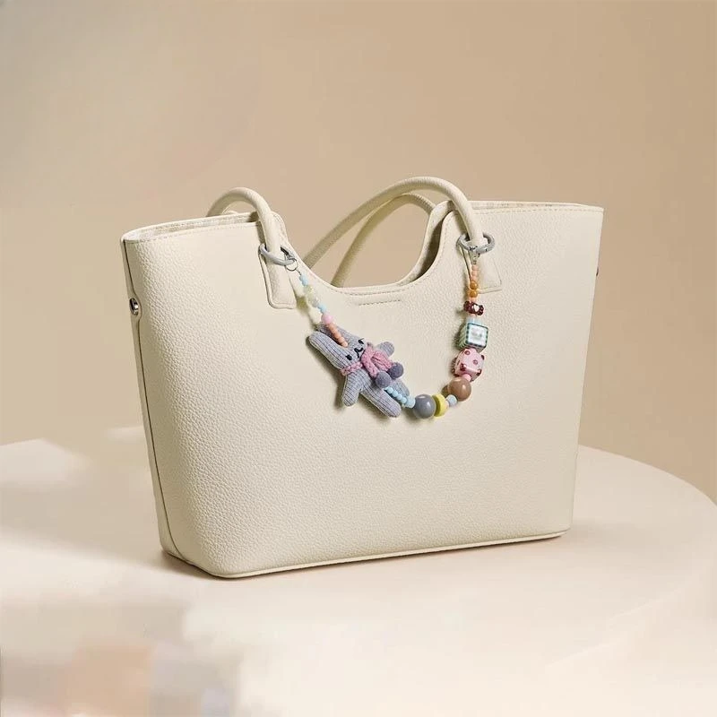 High Appearance Level High Quality Handbag Women' New Simple Versatile Shoulder Bag Temperament Commuter Tote Bag Large Capacity