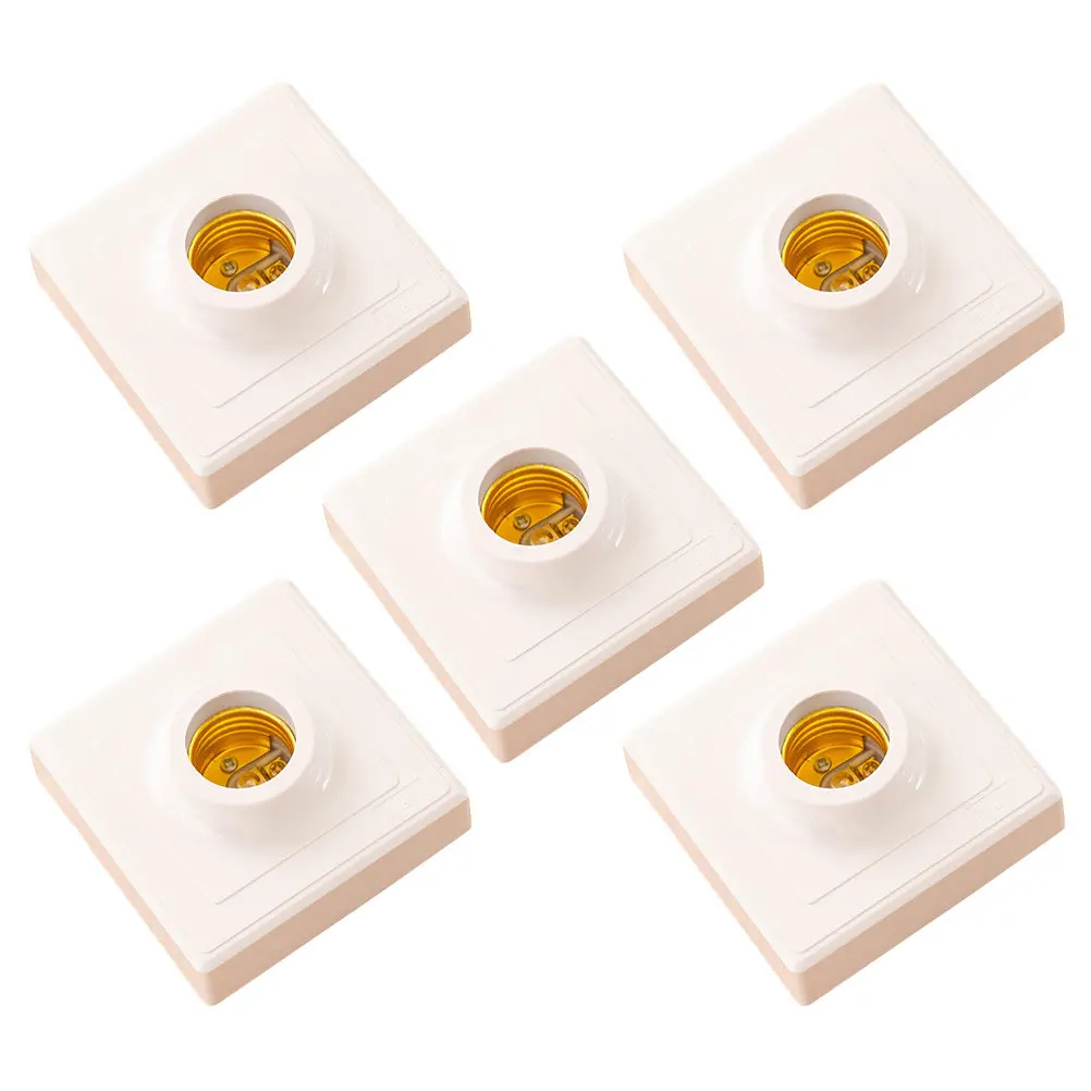 

Набор из 5 патронов E27 для ламп, ретро-держатели для лампочек, прочные основания для ламп для спальни, гостиной, кафе, декоративное освещение