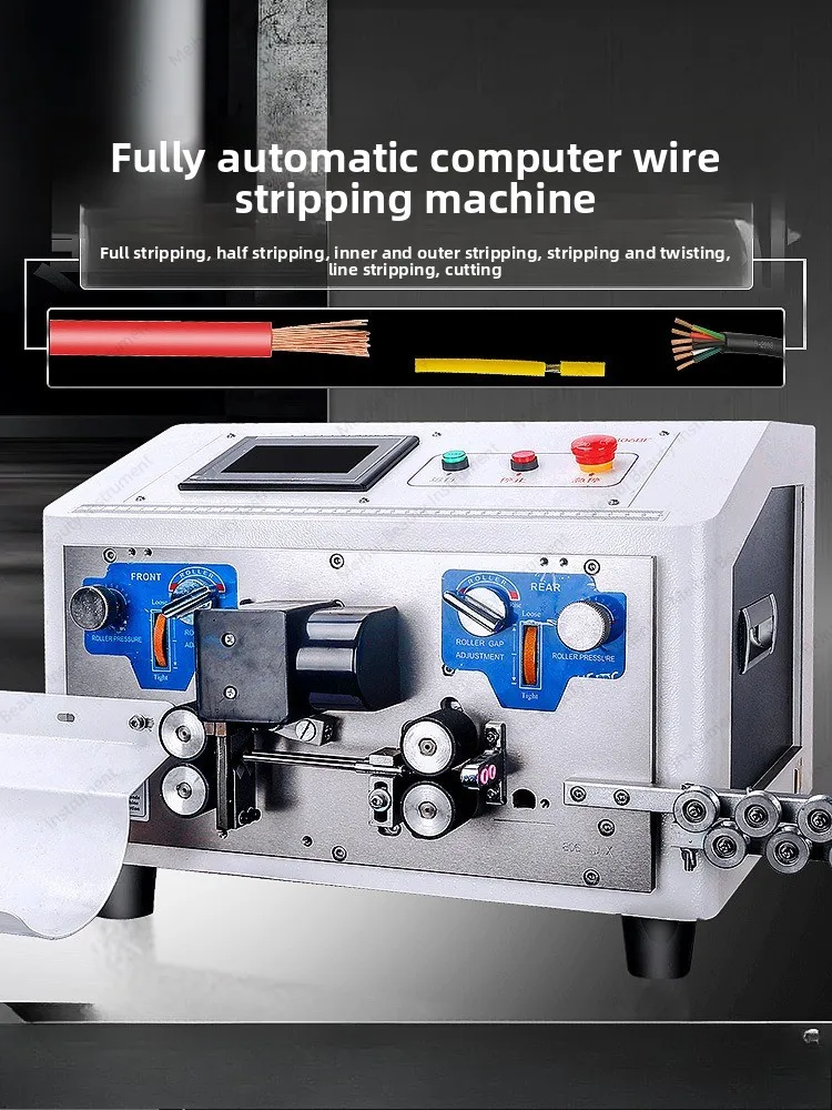 Fully Automatic Computer Electronic Wire Stripping and Twisting Machine, Cutting and Stripping Machine, Bending Machine