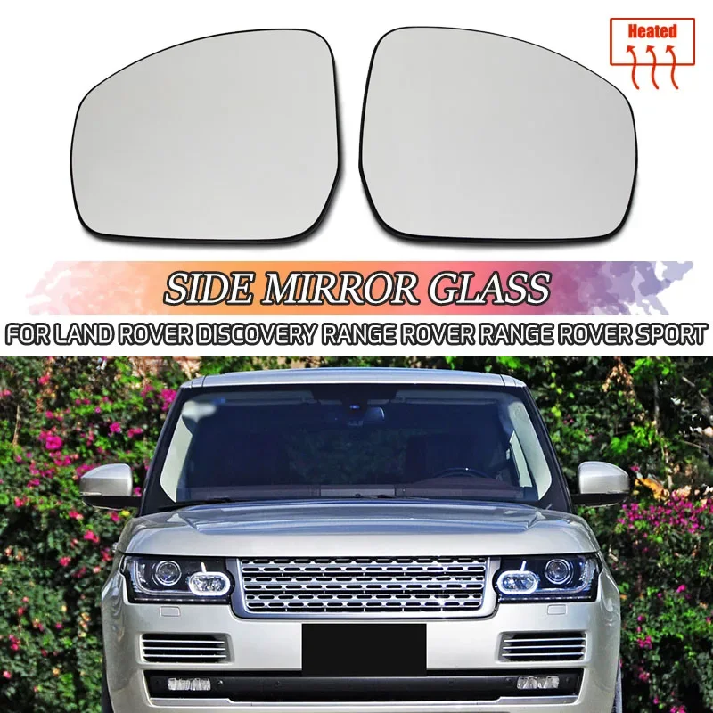 Heated Blind Spot Warning Mirror Glass for Land Rover Range Rover 2013- Range Rover Sport 2014- Discovery 4 5 LR045153 LR045152