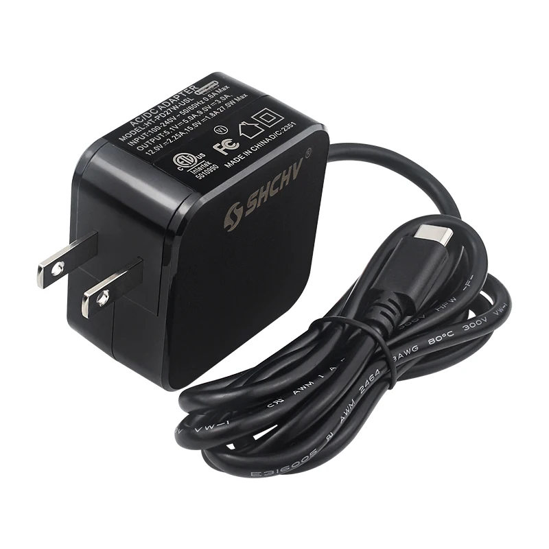 Raspberry Pi 5 Power Supply 27W 5.1V 5A USB Type C Charger Power Adapter EU US UK Plug for Raspberry Pi 5