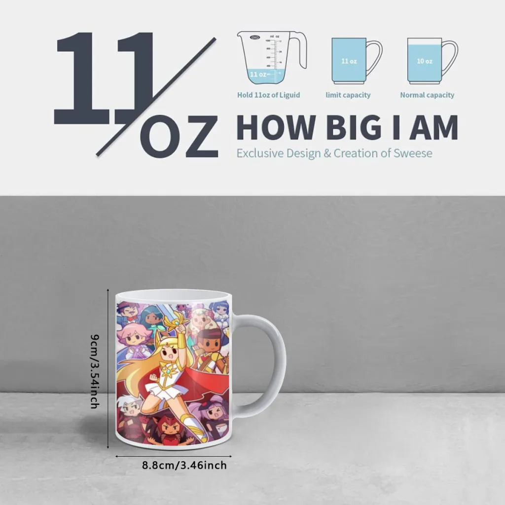 She-Ra and The Princesses of Power Free shipping Magic Color Changing Ceramic Coffee Mug Cup Friends Gift