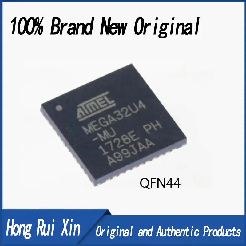 5-10PCS 100% Brand New and Original ATMEGA32U4-MU  Silk screen  MEGA32U4-MU  QFN44 Microcontroller chip IC