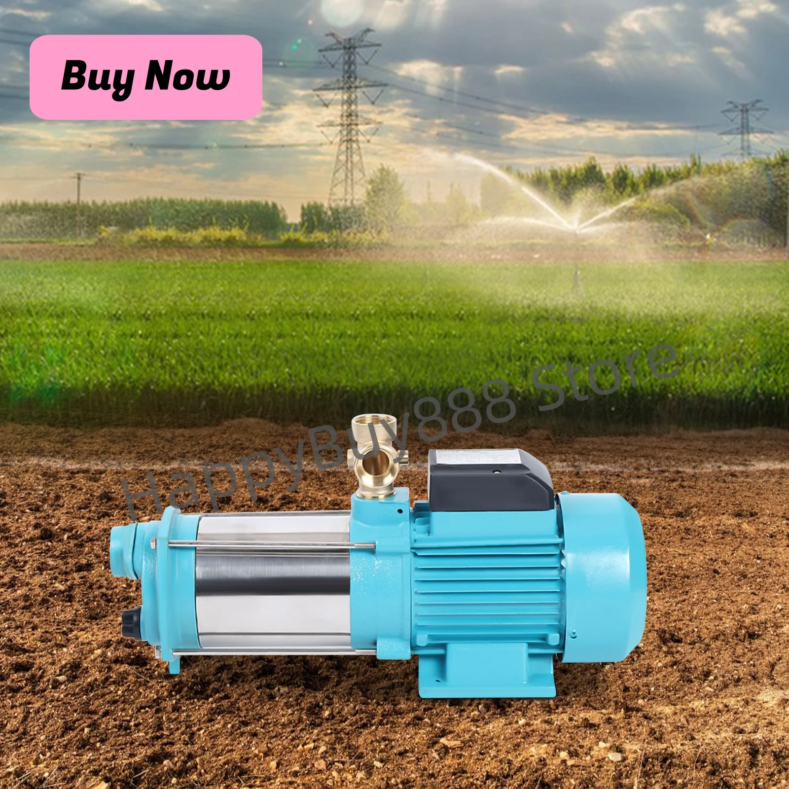 1300 W Kreiselpumpe Edelstahl Schraube selbstansaugende Pumpe Haushalt Industrie Leitungswasser Booster