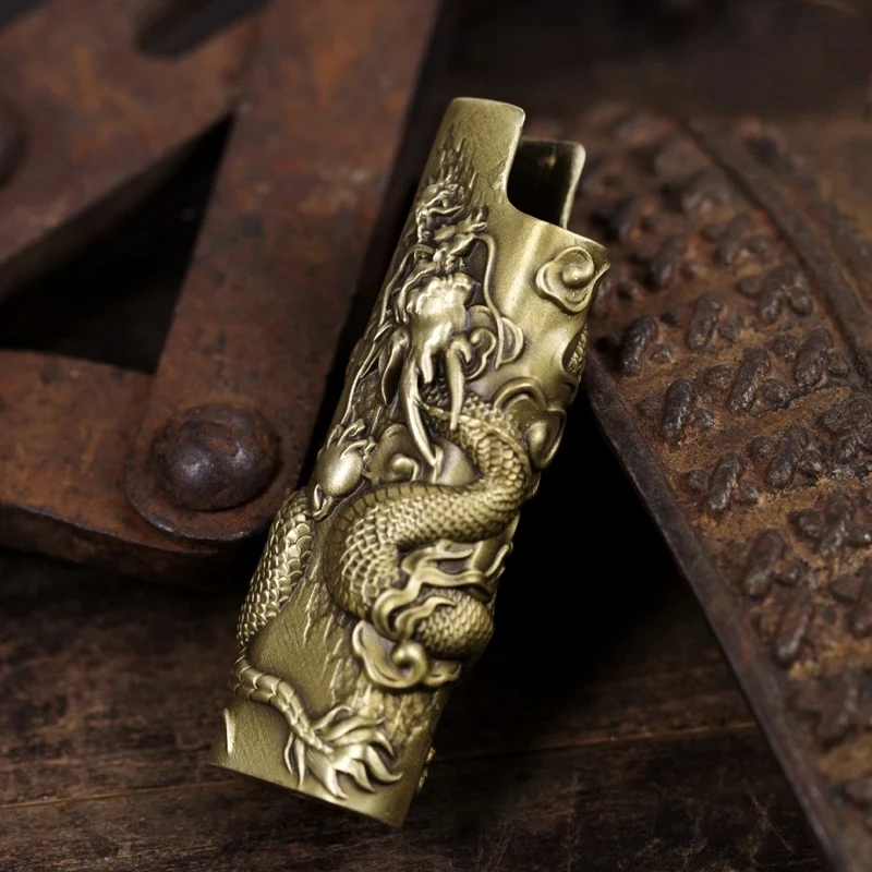 

1Pc Brass Lighter Shell, Suitable for Bicj3 Lighter