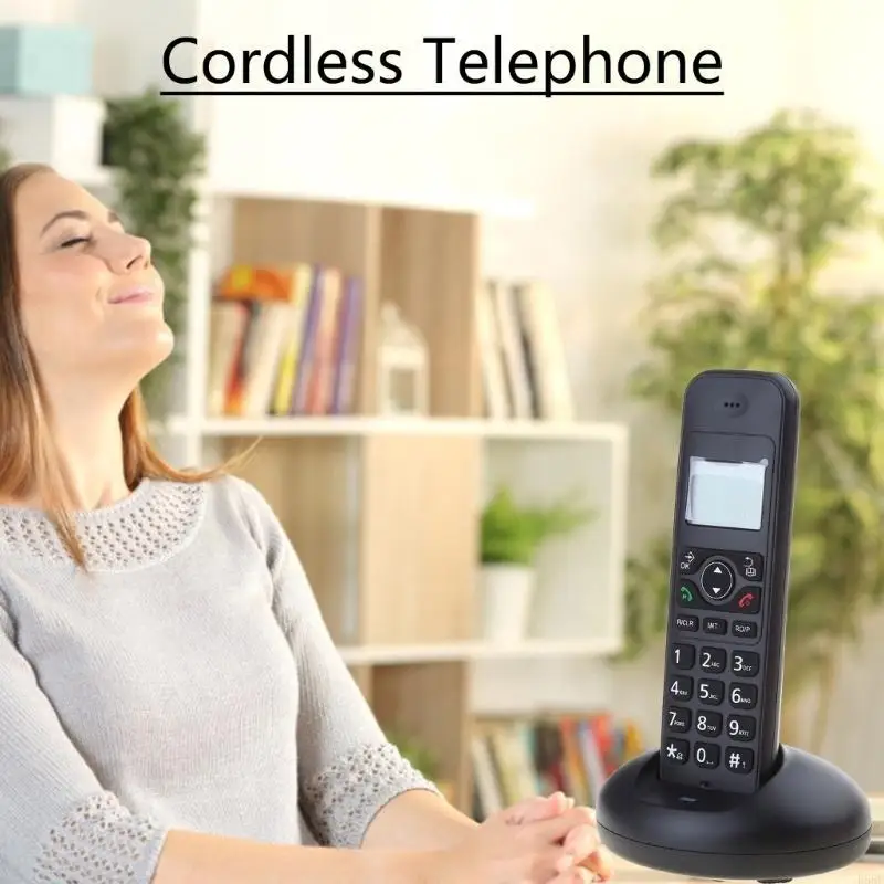 R58F Handfree Landline Phone Caller Display Wireless Memory for Home Office School