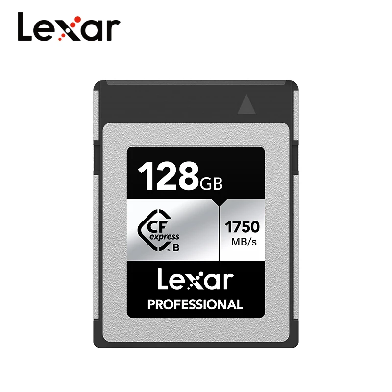 Original Lexar Professional CFexpress Type B Silver Series Read 1750MB/s CFe B Storage Card 128GB 256GB 512GB For 8K Camera