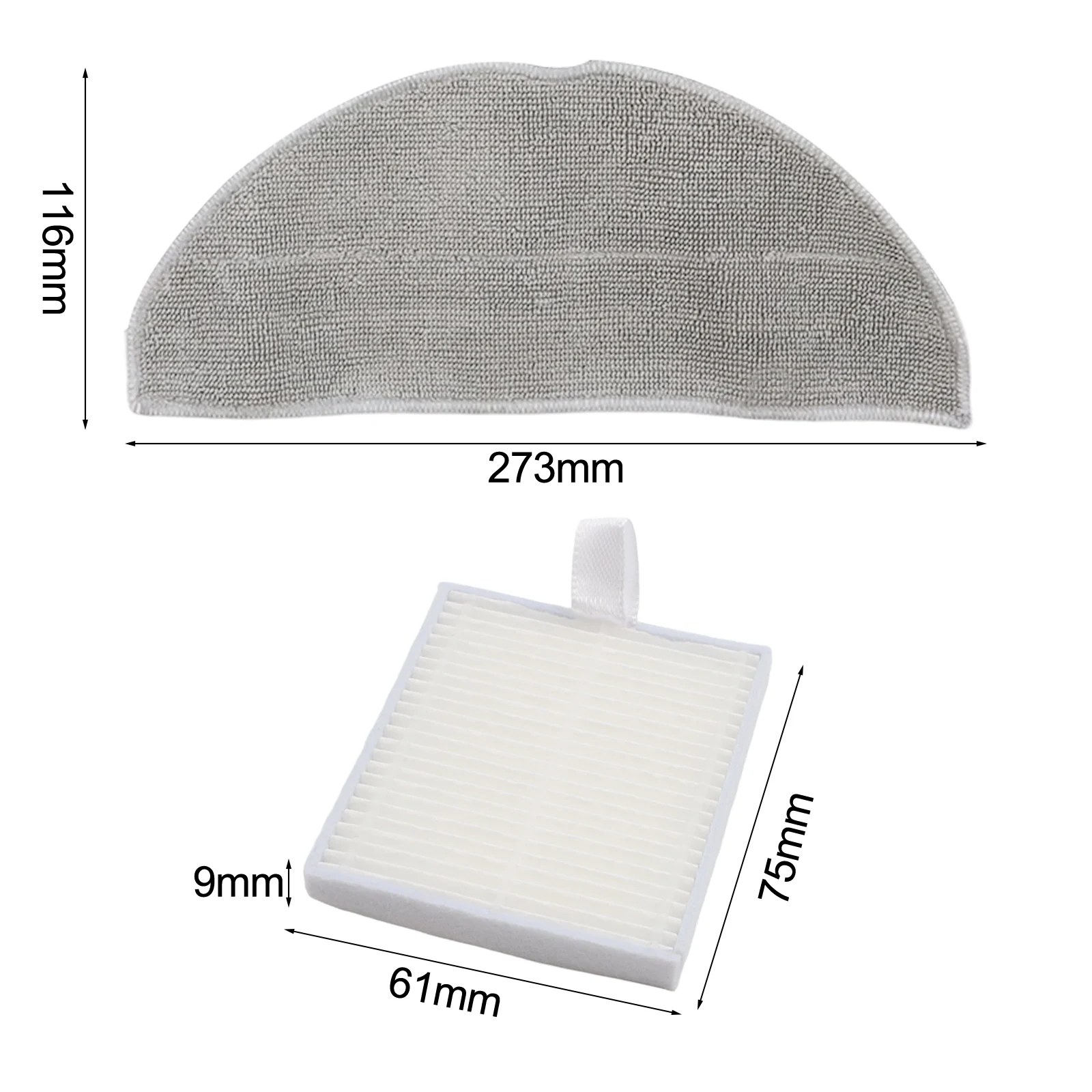 

Легкоустанавливаемые сменные фильтры для роботов-пылесосов, черные, не требуют инструментов, мешок для пыли с уплотнением, эффективный фильтр