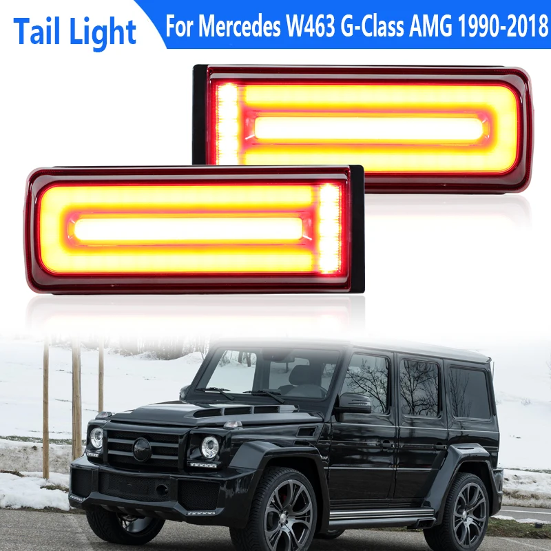 LED Tail Lights For Mercedes W463 G-Class Gclass G Class AMG 1990-2018 Taillight Turn Signal Brake Fog Lamps Car Accessories