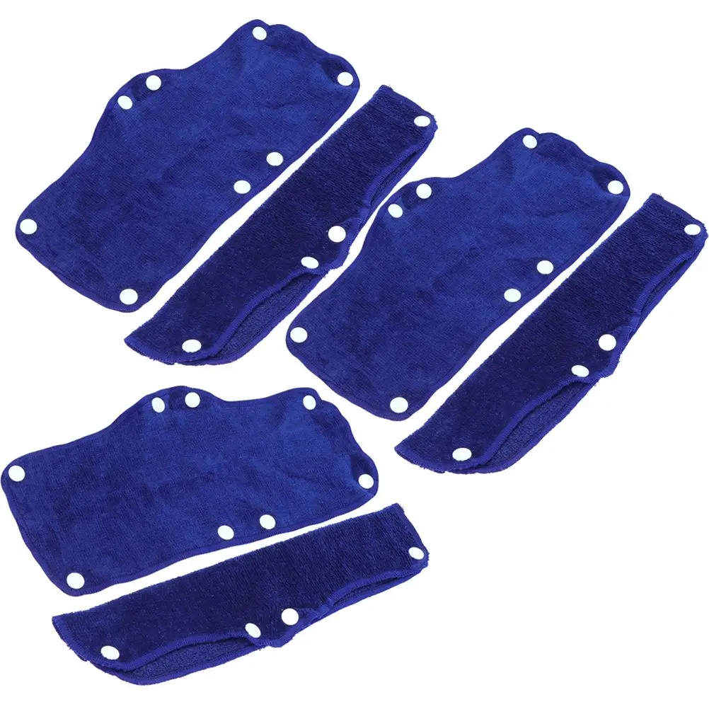 

6PCS Hat Sweatband Hard Hat Sweat Strap Replacement Sweatband Safety Hat Accessories for Staff Workers (Dark Blue)