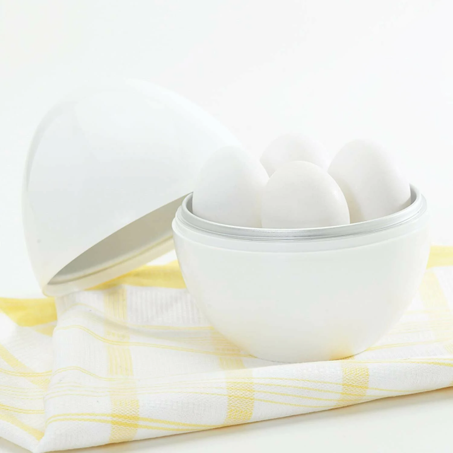 Egg Pod - Caldeira de ovos para micro-ondas Fogão a vapor para ovos cozinhe perfeitamente ovos e separa a casca