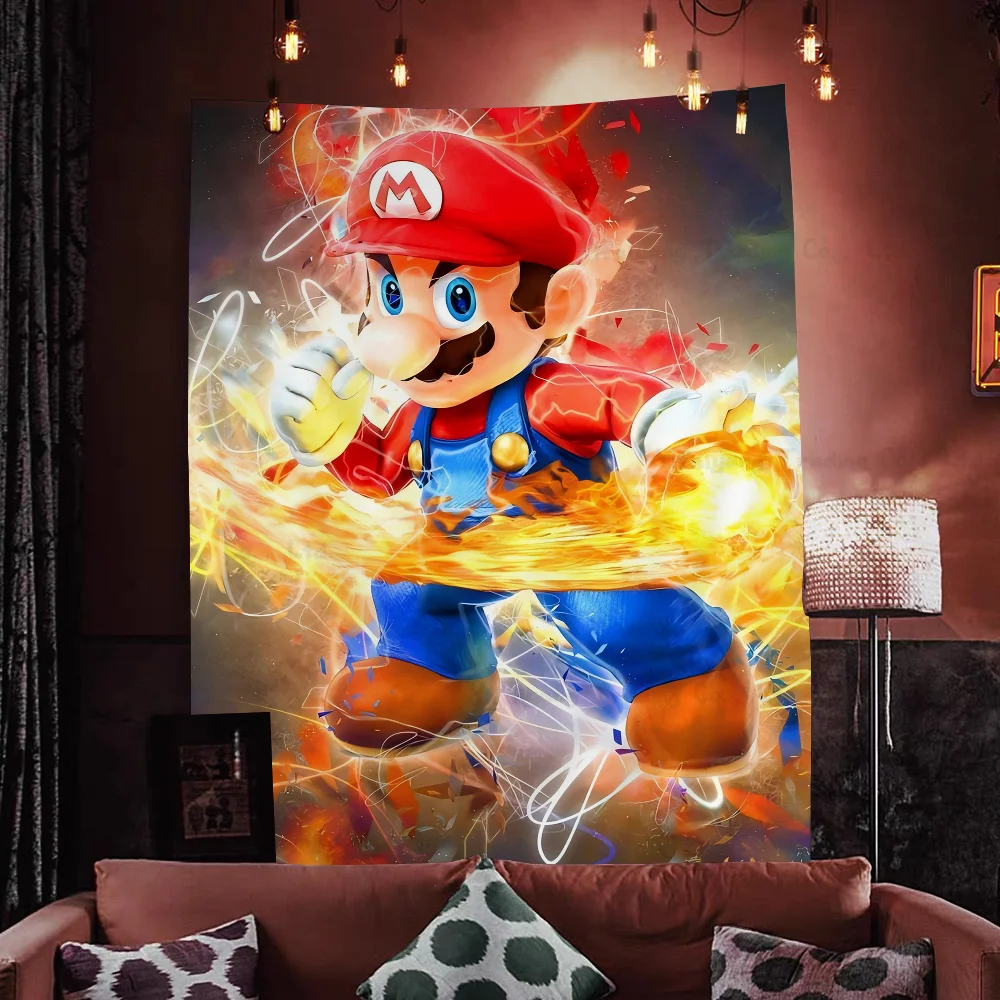 S-SuperS M-MarioS DIY Wall Tapestry For Living Room Home Dorm Decor Wall Art Decor