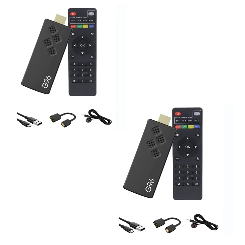 

For G96 TV Stick Dongle 2GB+16GB Android 10 Smart TV Box 2.4G&5G WIFI Bluetooth Set Top Box Media Player Durable