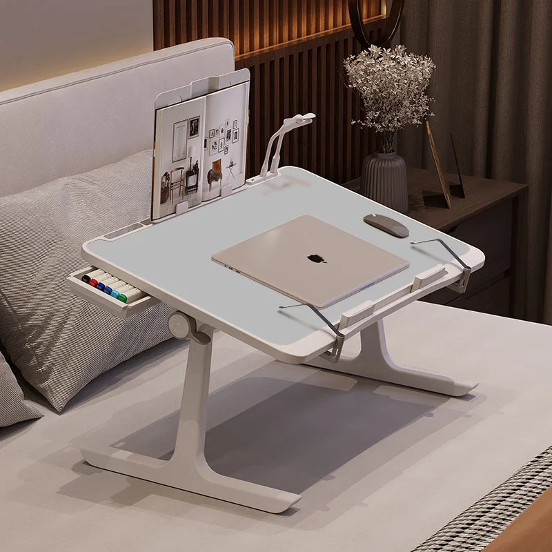 

Simple bed desk, lazy computer desk in student dormitory, portable folding office desk, liftable