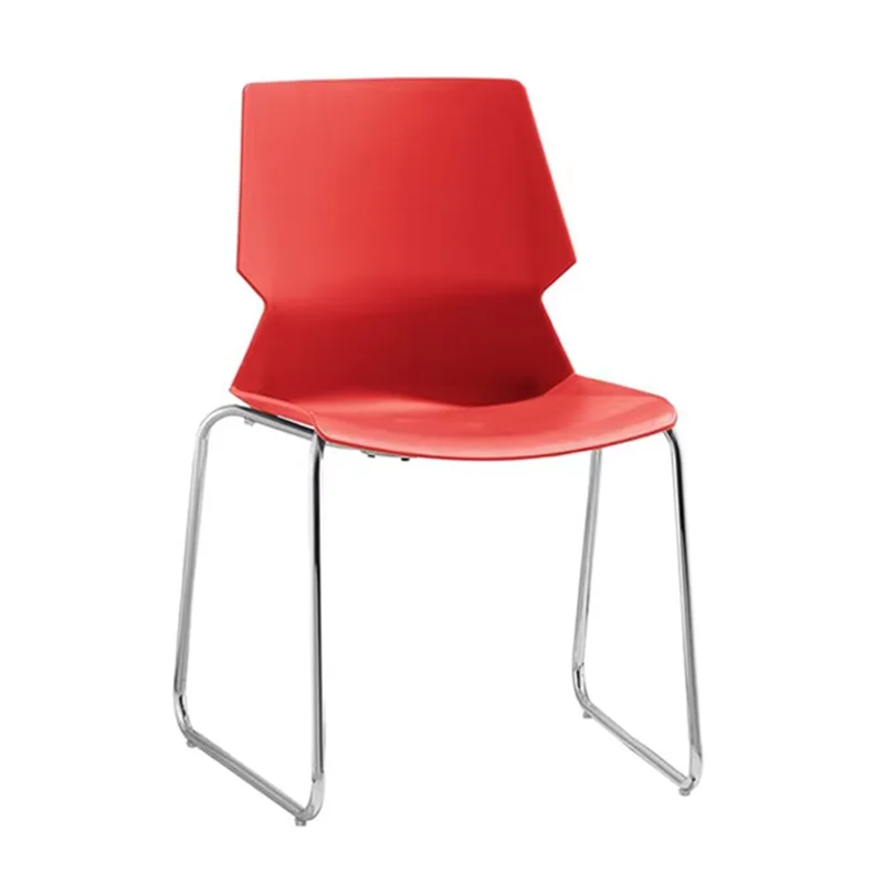 

Office Furniture Colorful Plastic Chair Modern Armless Plastic Stacking Chair For Events
