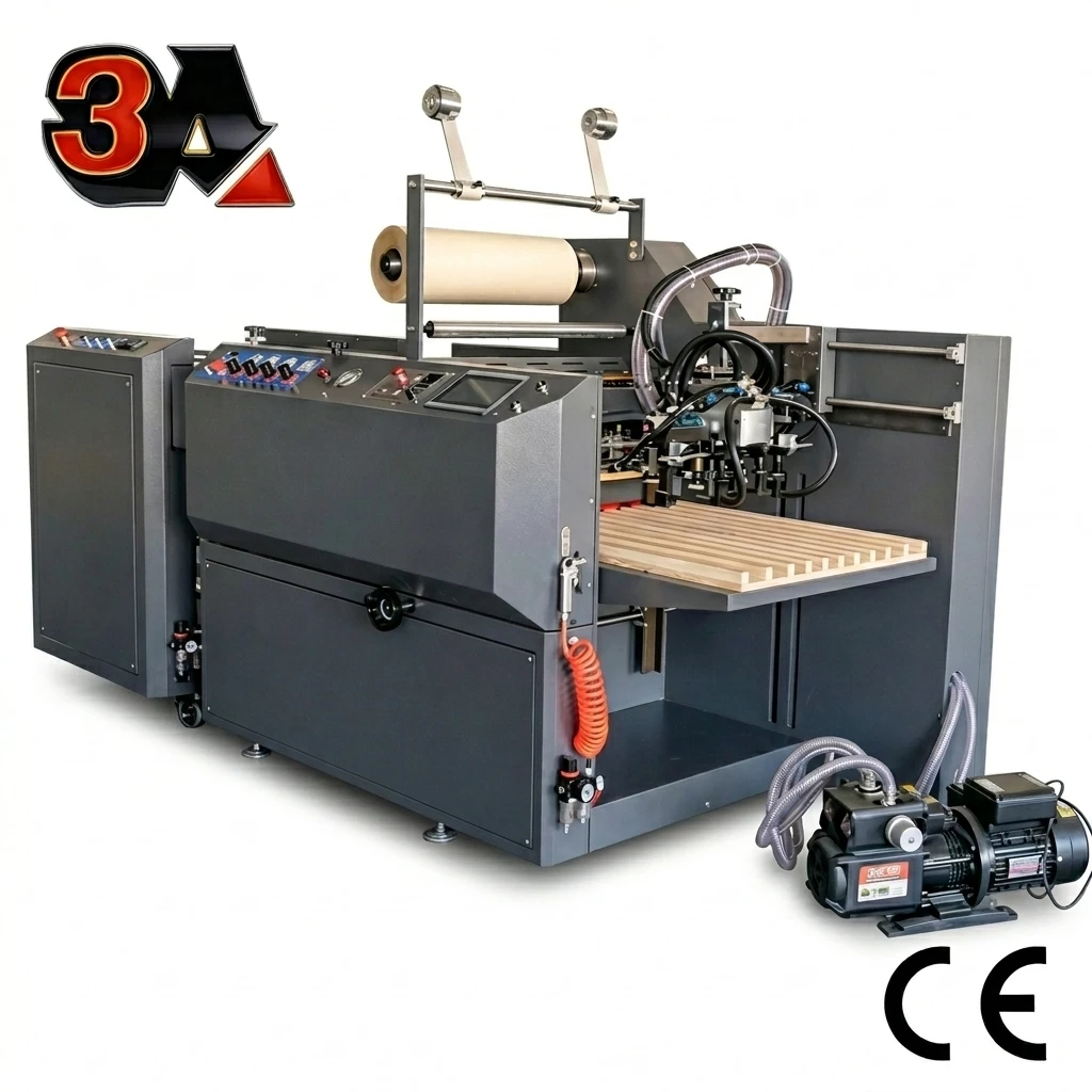 3A GT-600F High Speed Servo Fully Automatic Lamination Machine for Paper Box Intelligent PLC Control 210-580mm Working Width