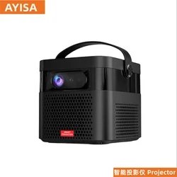 AYISA K5 Smart 3D TV 300inch Android  WiFi Portable 1080P LED DLP Mini Projector Full HD For 4K Cinema Smartphone with Battery