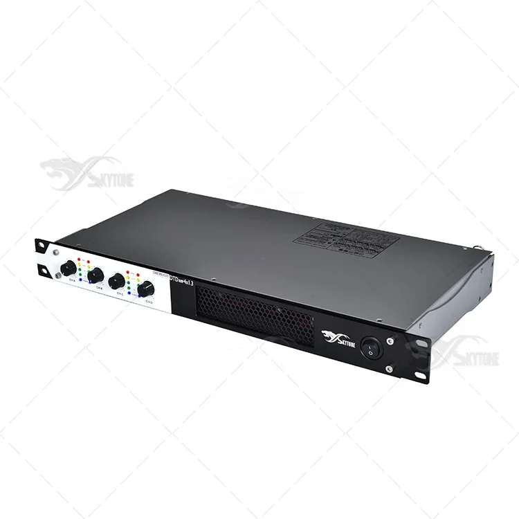 Professional High Quality 1300W DJ Audio D Class 1U Digital DSP Audio Power Amplifier