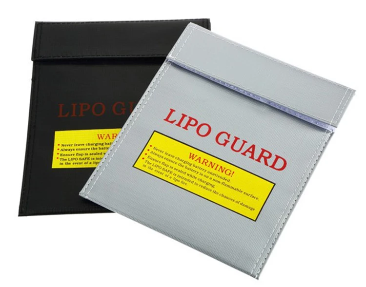 30PCS Waterproof Fireproof Battery Safety Bag Explosion-proof Lipo Guard 18x23cm 23x30cm For RC Lipo Battery