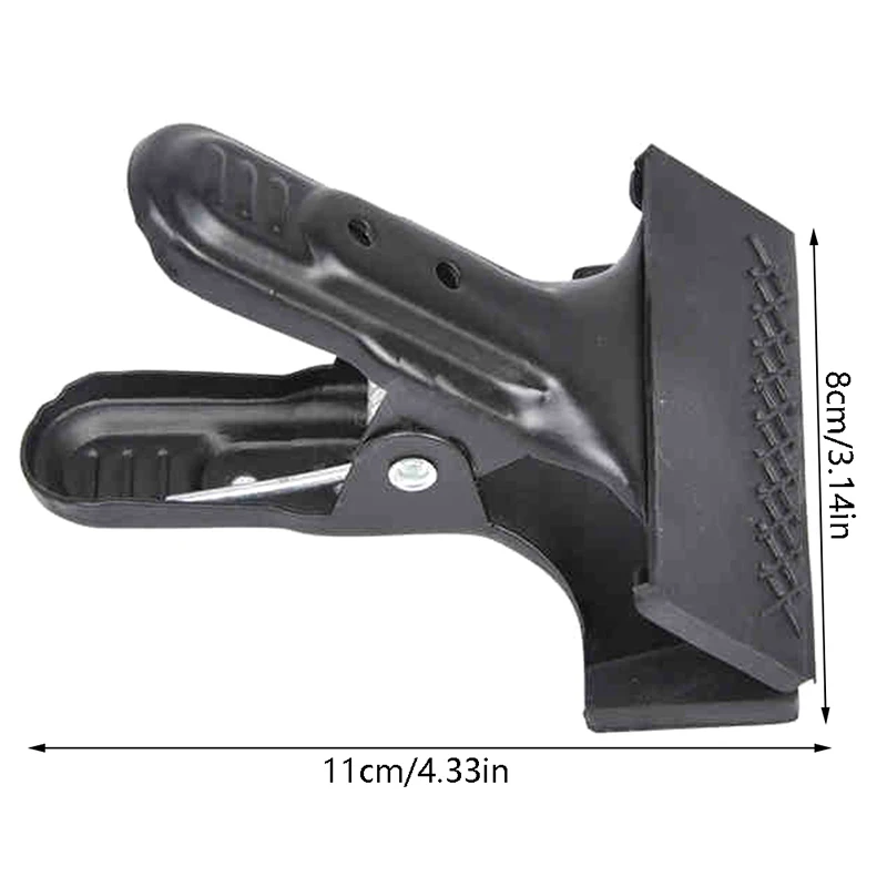 Photography Metal Clip Background Support Clamps with Rubber Protective Sleeve Photo Studio Backdrop Bracket Holder