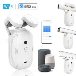 Smart Voice Activated Curtain Opener High-performance Motor Automatic Curtain Opener With Light Sensor Voice Control For Home