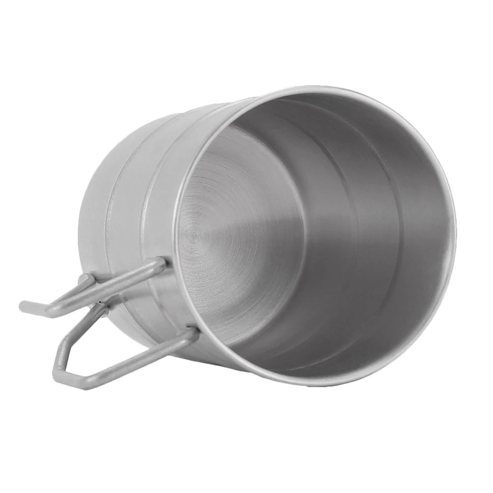 

Stainless Steel Water Cup 304 Outdoor Camping Mug Retro Style Anti Slip Beer Cold Drink Glass