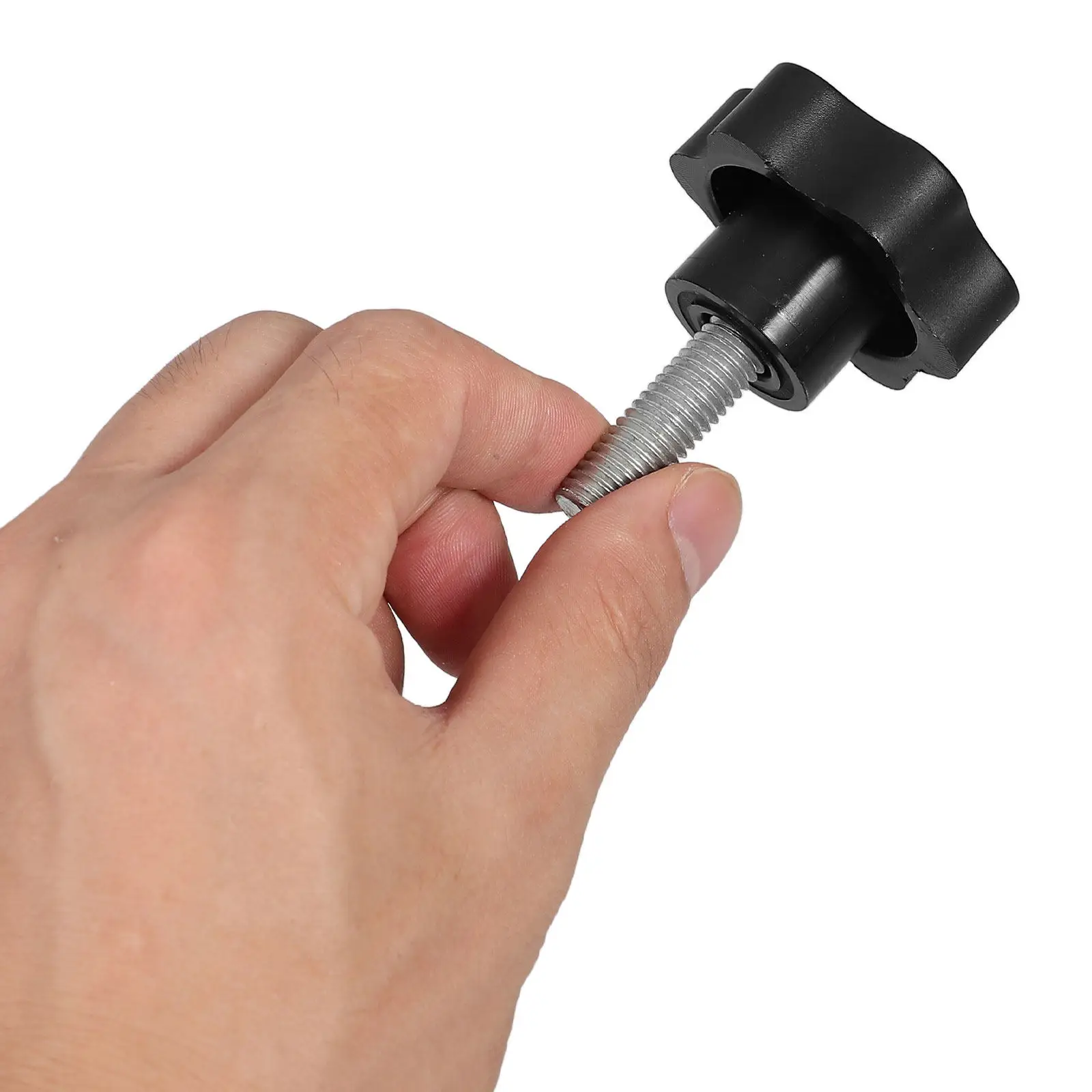 4Pcs Hexagon Star Handle Screws Plastic Hand Knob Threaded Replacement for Umbrella Base Patio Holder Adjustment Star Shaped