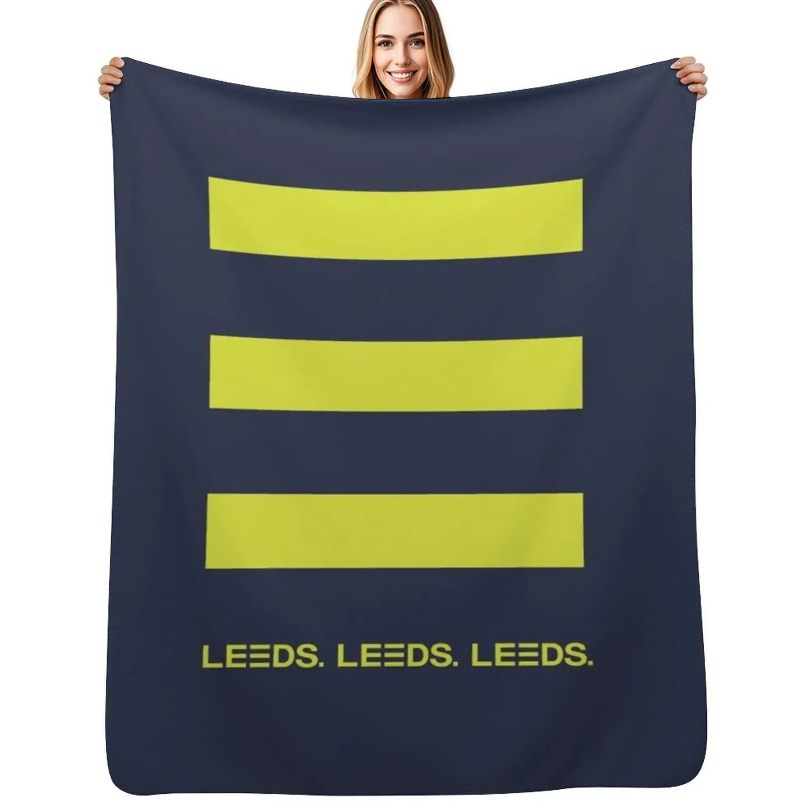 

LEEDS. LEEDS. LEEDS. Throw Blanket All Season Soft Lightweight Blanket for Home