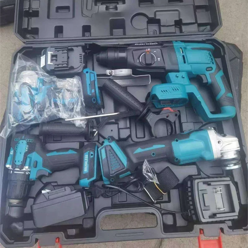 4 pcs tool kit Professional Power electric 24v cordless Combo Box Cordless power tools kit