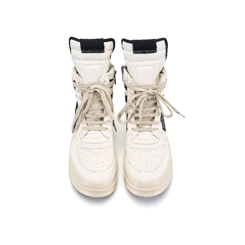 for ROG RO black and white dunk big hook high top shoes vibe first year dark