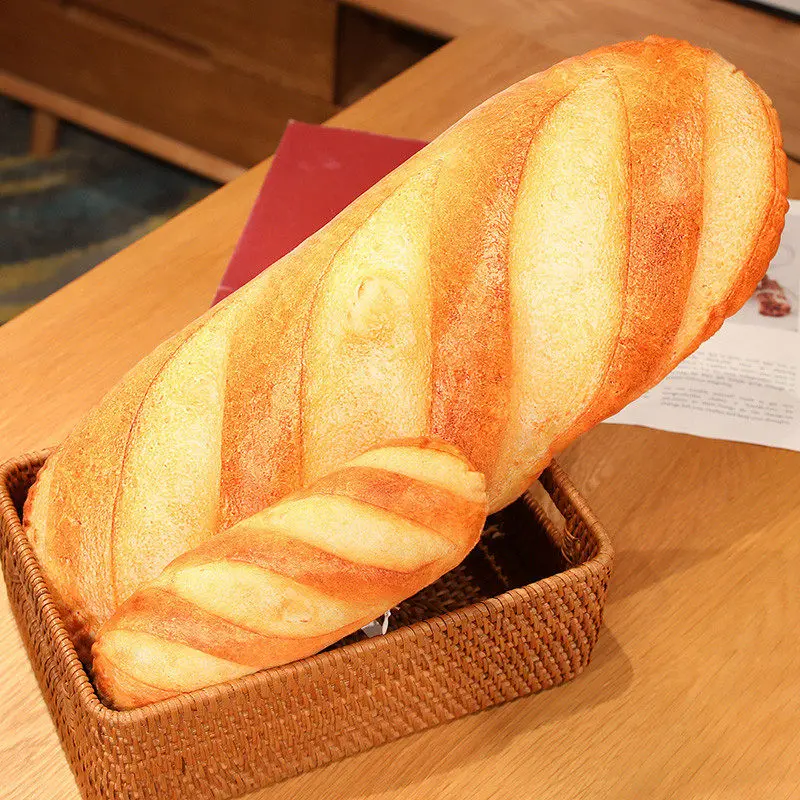 Riesiges Brot, Plüsch, langes Kissen, Spielzeug, weich, lustig, Simulation, Lebensmittelspielzeug, kreatives Kissen, Geburtstagsgeschenk, Weihnachtsgeschenk – Detail 17