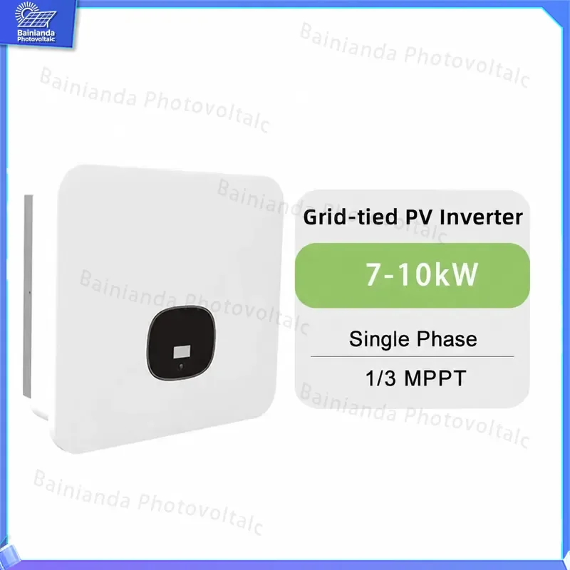 7kw 8kw 9kw 10kw Single Phase Solar Inverter MPPT WiFi Grid Tied PV Power Converter 240V Home Energy Storage System EU Stock
