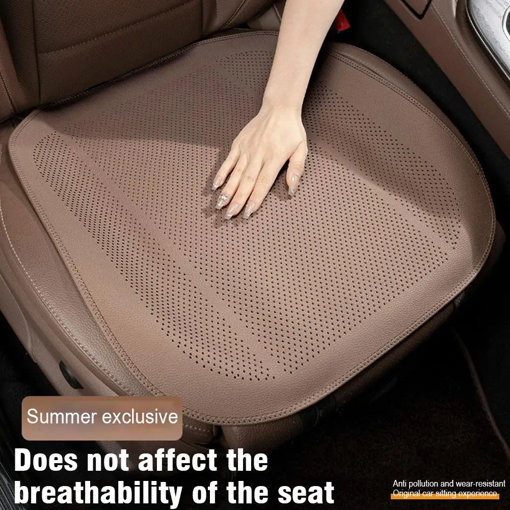 

Summer Ventilated Car Seat Covers - Anti-Slip Breathable Seat Pad for All Seasons, Rear Seat Mat Covers With Holes For Airflow