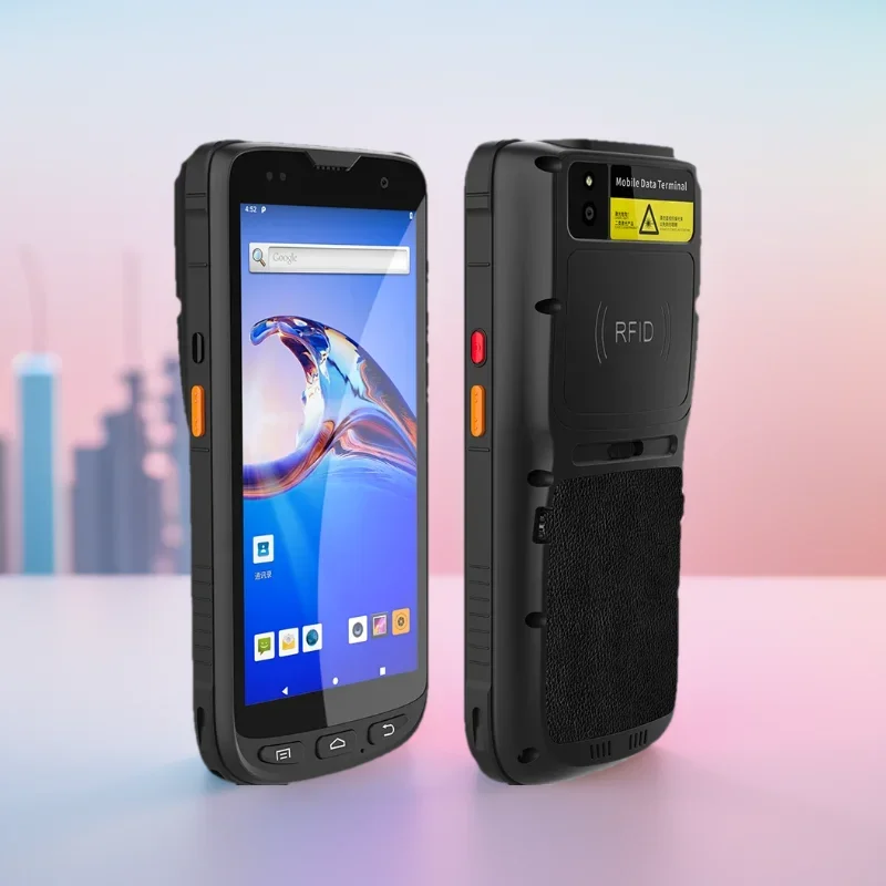 5.5 Inch Rugged Android PDA Handheld Terminal with Built-in UHF RFID Reader Mobile Industrial Barcode Scanner RX6200