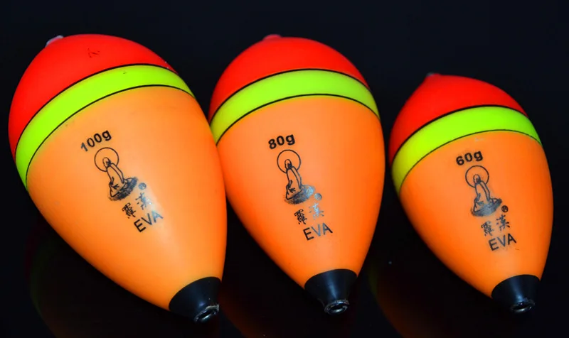 Big Bass Fishing Float EVA Floating Balls Ocean Rock Fish Buoy 20-100g Long Cast Apopyu Lot 3 Pieces Sale
