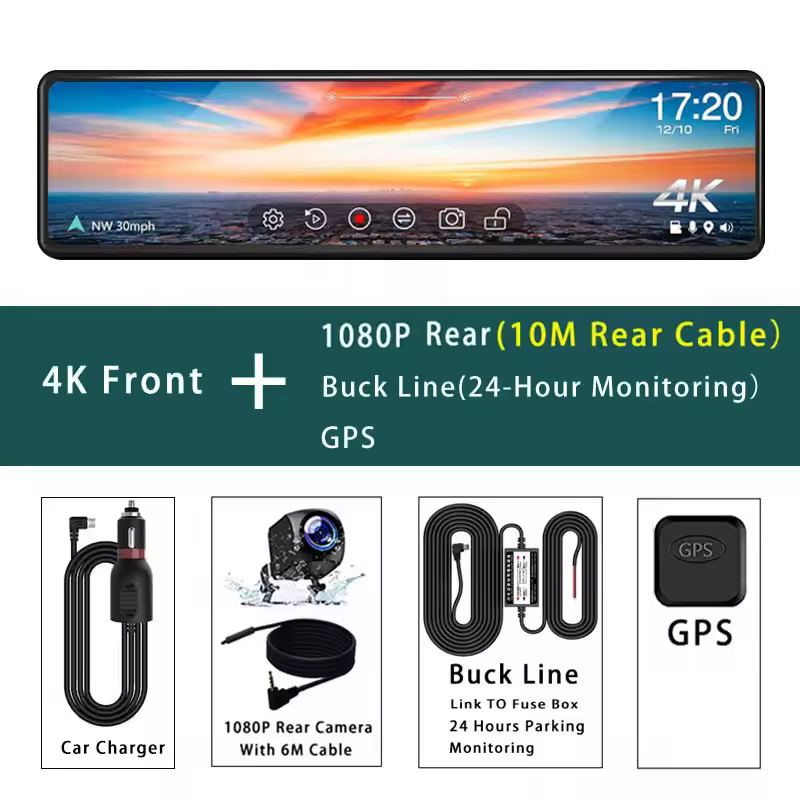 11.26인치 UHD 4K 블랙박스 디스플레이