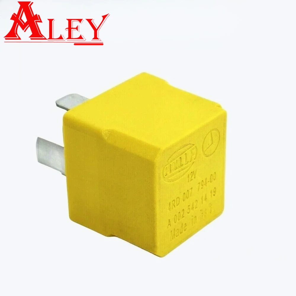 5 دبوس 12 فولت مرحل أصفر لمرسيدس بنز بنز AE CM SR Class a 002 542 14 19 4R0007794 A0025421419 4R0007794-00 متوافق مع الولايات المتحدة الأمريكية #3