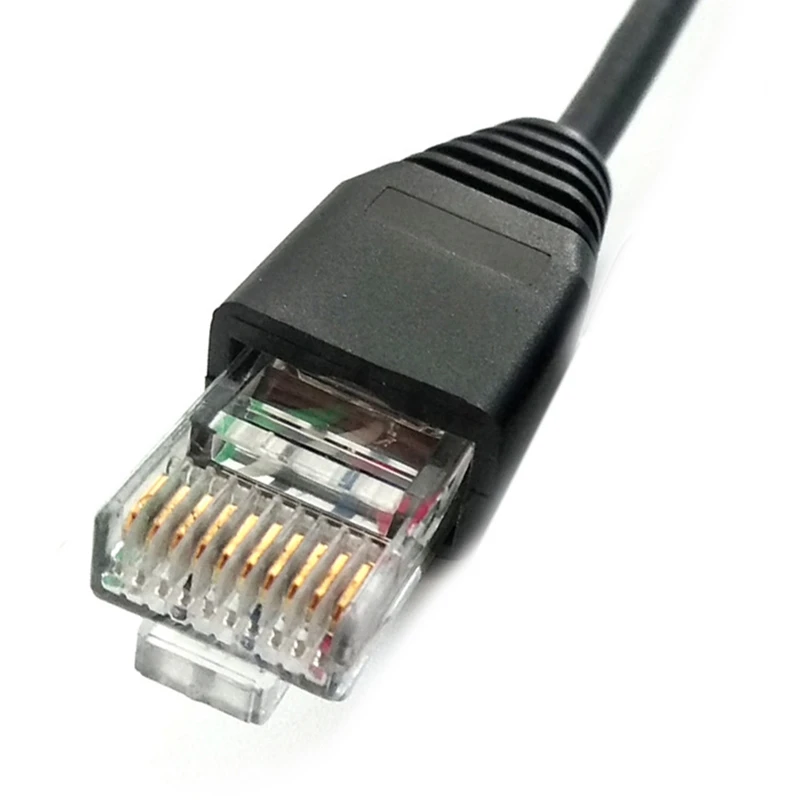 USB To RJ50 Console Cable AP9827 For APC Smart UPS 940-0127B 940-127C 940-0127E With Molded Strain Relief Boot