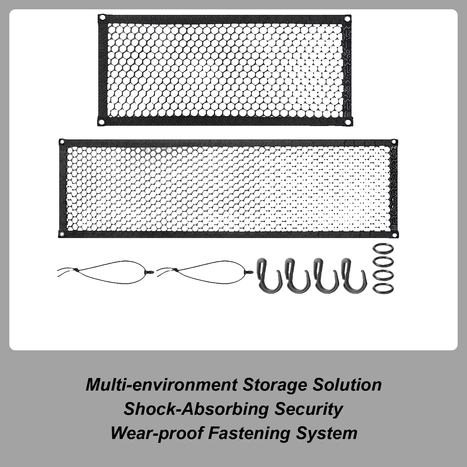 

Adjustable Car Cargo Storage Net Elastic Mesh Organizer Keep Luggage Secure & Tidy for SUV Truck Van, Camping Daily Travel