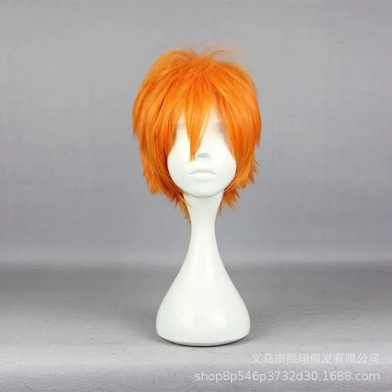 Haikyuu!! Hinata Shoyo cosplay wig orange short hair anime cosplay
