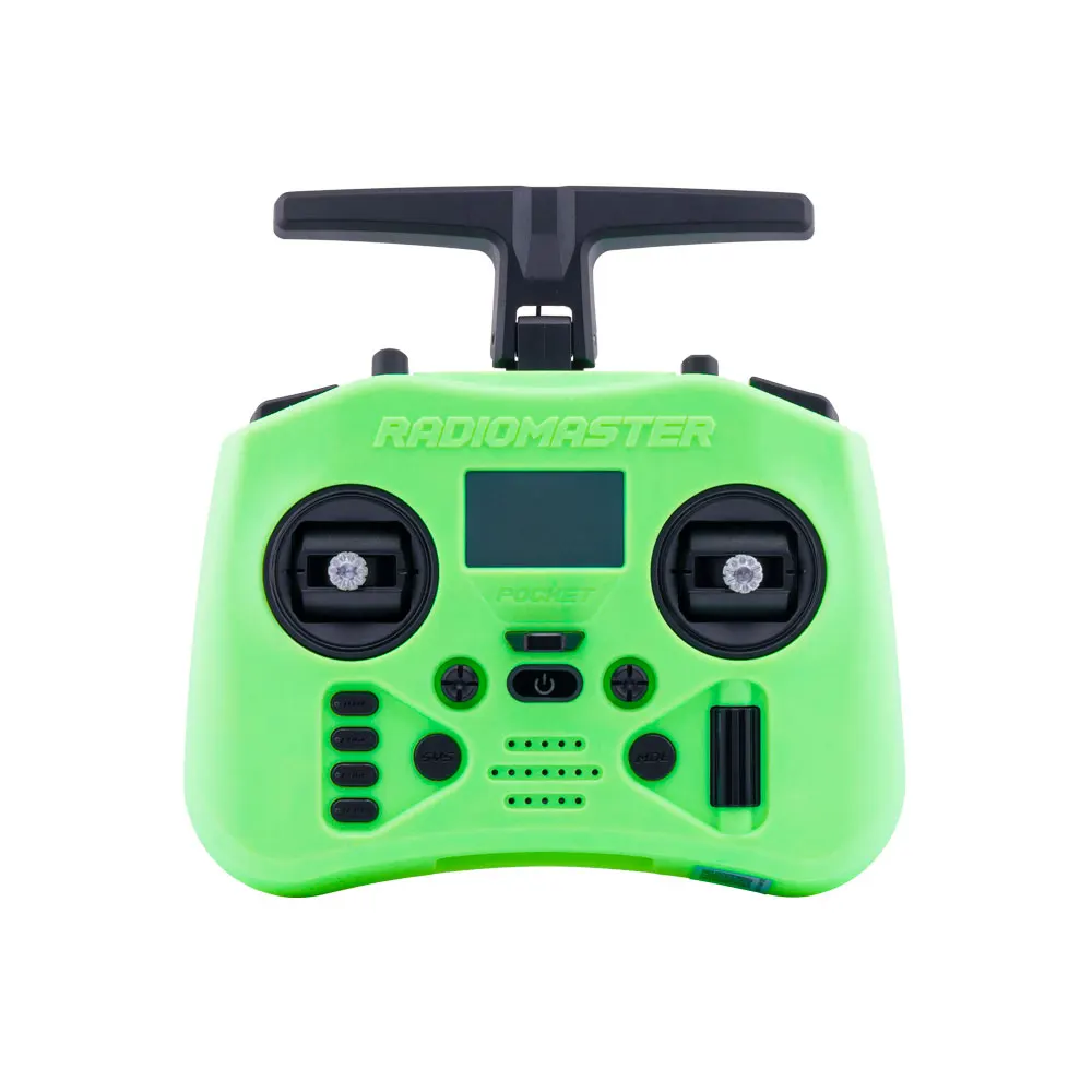 Radiomaster Pocket Crush 2.4GHz ELRS Hall Gimbal Transmitter Remote Control Portable Lightweight Foldable Antenna thumbnail 3