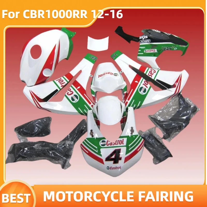 

Окрашенные Обтекатели для мотоциклов CBR1000RR 2012-2016 для ZX 10R ZX-10R 12 13 15 16, высококачественный корпус для ремонта, белый, зеленый корпус