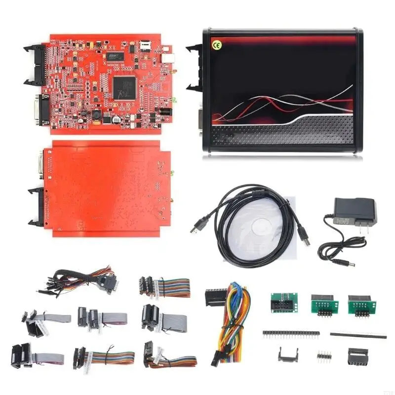 77HF OBD2 مجموعة البرمجة على الإنترنت v2.80 EU Red KESS V5.017 KTAG 7.020 4 LED V2.25 فتح KESS