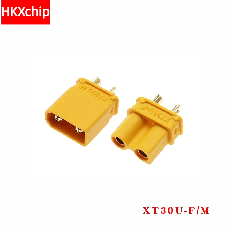 Xt30u male connector aircraft model battery gold plated power plug XT30U-M charging port XT30U-F female