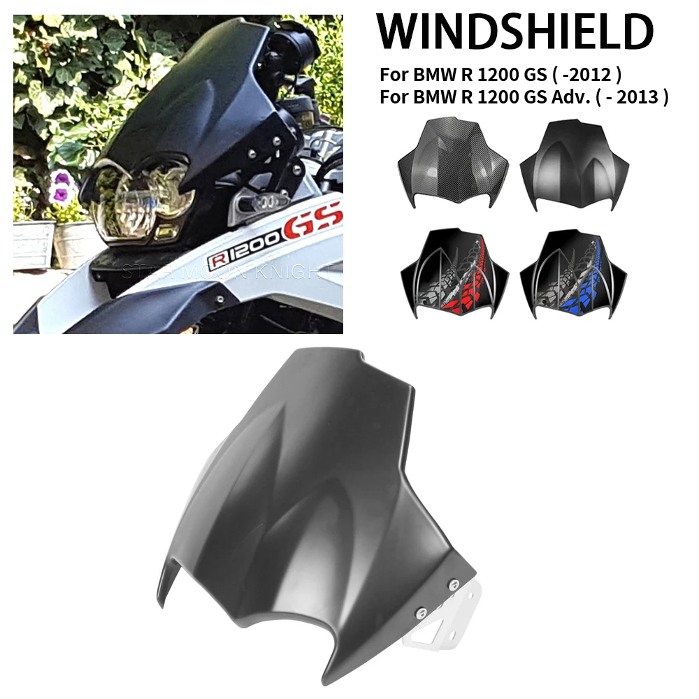 Image of R1200GS Motorrad Frontscheibe für Windschutzscheibe Windschutz Deflectore BMW R1200GS (-2012) R1200GS Adventure (-2013) Teil