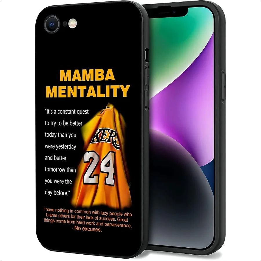 

Basketball Legend Player Classic Pattern Designed for iPhone 7 8 SE Case Compatible with iPhone 7 8 SE Case 4.7 inch Soft Silic