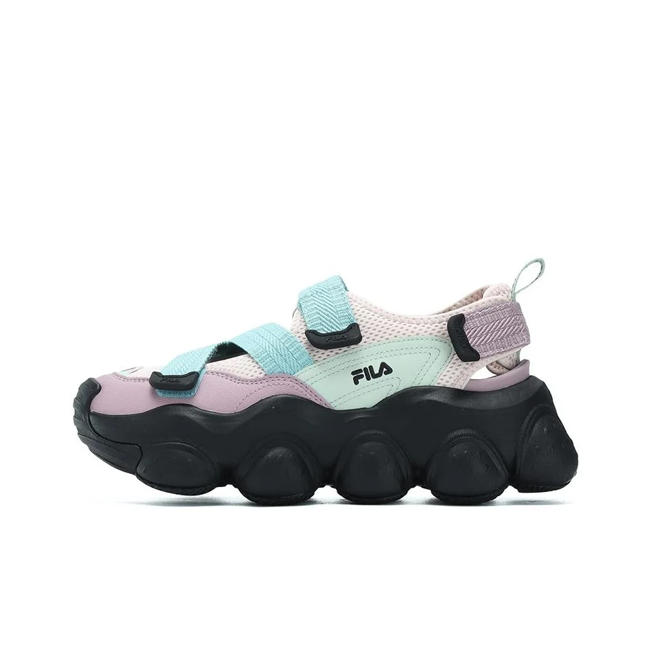 FILA FRAGOLA Synthetic Leather, Textile Height Increasing Breathable River Trekking Shoes Women's Pink Sauce F12W321403FSD